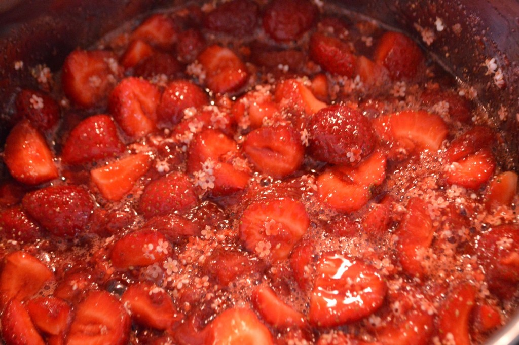 Jordbær hyldeblomst marmelade