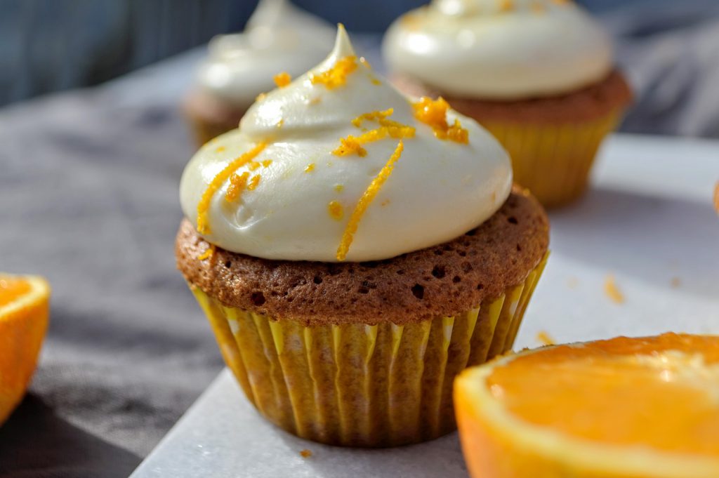 Cupcakes med appelsin
